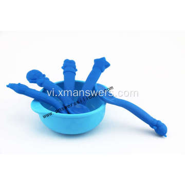 Bộ thìa và cốc đo silicone có thể gập lại